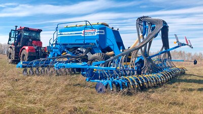 Na hranici Evropy a Asie se secím strojem Falcon SW Fert+