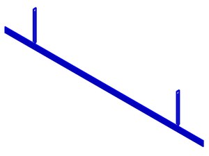 Central  drag L=2900mm Central  drag L=2900mm