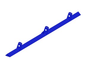 Slide behind section L=2680mm/2 Slide behind section L=2680mm/2