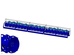 Set of RING roller RR+LF/K800PS