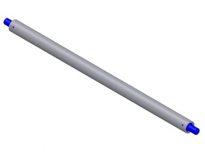 Shaft with pins CR 76/1535/C40 Shaft with pins CR 76/1535/C40