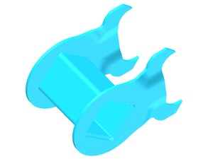 Attachment of the coulter - short Attachment of the coulter - short