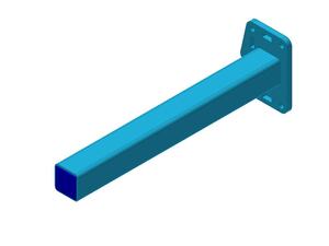 Slide support extension L+FB/L=520mm-1 Slide support extension L+FB/L=520mm-1