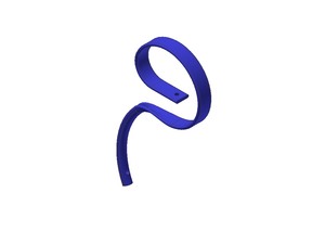 Flexible share 45x10/RAL 5013/2016 Flexible share 45x10/RAL 5013/2016