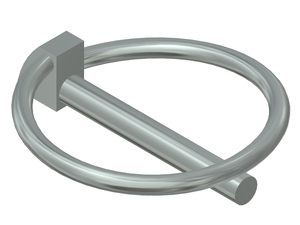 Pin with a ring pr.4,7/ZN Pin with a ring pr.4,7/ZN