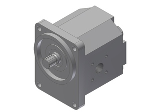 Hydraulic motor of the ventilator