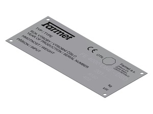 NAME PLATE      FE 4000