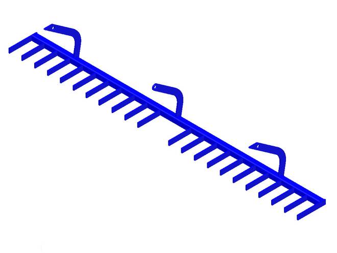 Cleaning crosscill roller 460(550)