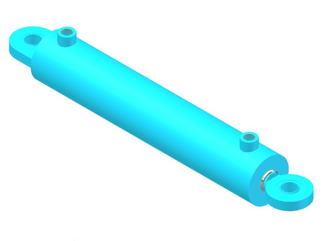 PÍSTNICE 80/40-400 TYP 121A111 Piston rod 80/40-400 (RAL 5015)