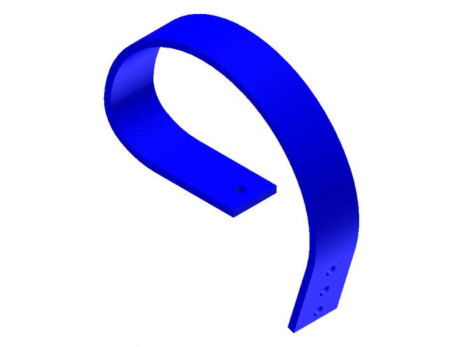 PERO ZAVLAČOVAČE    TMAVĚ MODRÉ RAL 5013 Ressort de la herse