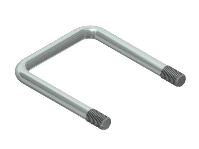 TŘMEN M16 OHYB 8.8  VÁL.ZÁVIT TR4HR100/6 Stirrup M16/4HR100x6/R10