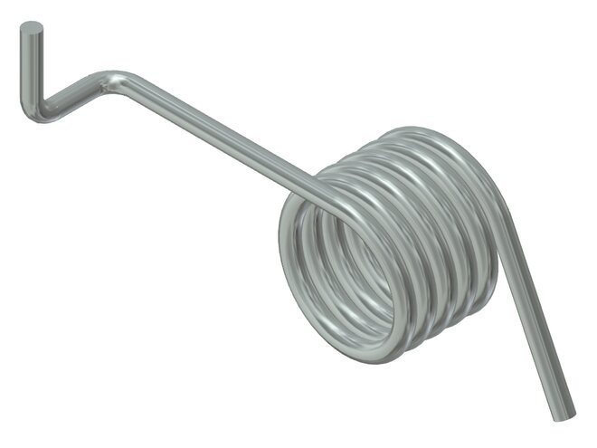 ZKRUTNÁ PRUŽINA     SPODNÍ LEVÁ Drag lower spring  L LF-1/LEFT/K/2013