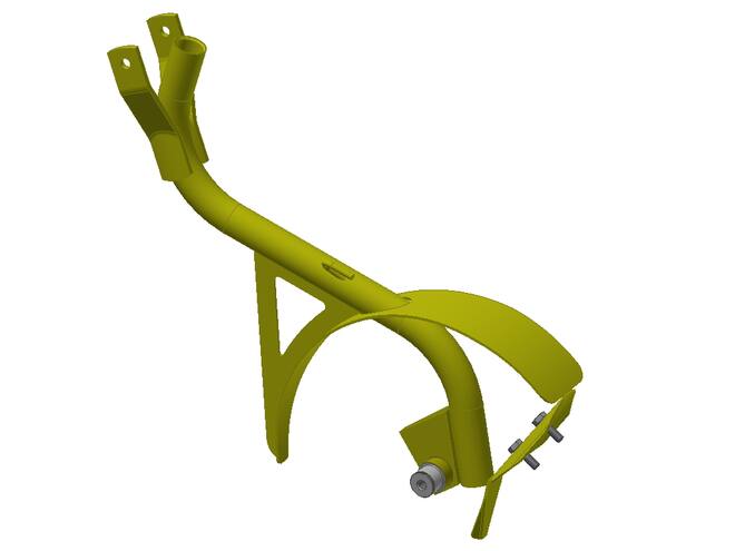 Плечо дискового сошника - короткое