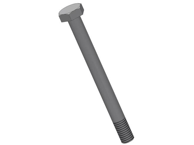 ŠROUB DRŽÁKU SEKCE  M 10 x 105 ŠROUB DRŽÁKU SEKCE  M 10 x 105