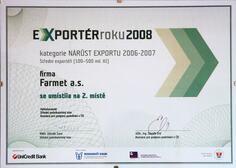 2008 - Exporter prize of DHL Unicredit