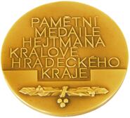 2015 - Commemorative medal of President of the Regional Council of Královéhradecký kraj